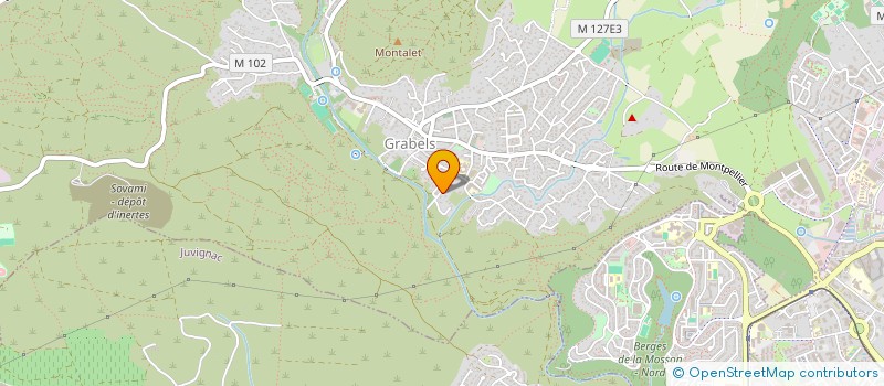 localisation de l'entreprise MONSIEUR VINCENT CERCLET  GRABELS