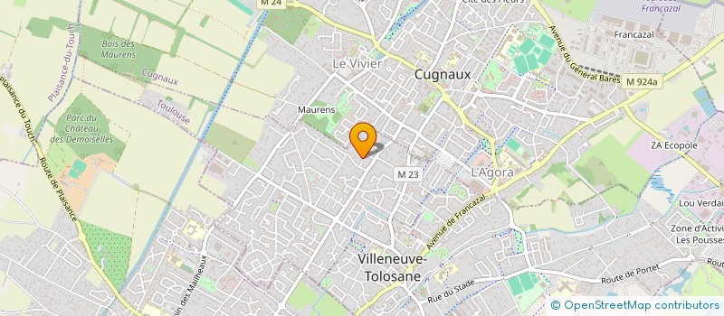 localisation de l'entreprise MONSIEUR VINCENT CEZERA à VILLENEUVE-TOLOSANE