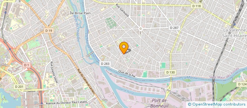 localisation de l'entreprise MONSIEUR VINCENT CHABRIER à SAINT-MAUR-DES-FOSSES