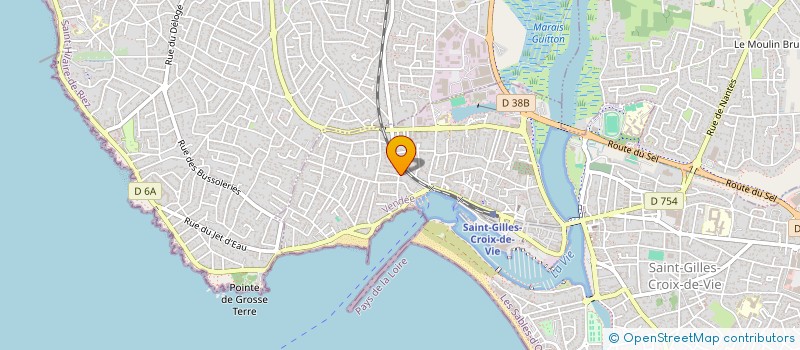 localisation de l'entreprise MONSIEUR VINCENT CHAINE  SAINT-GILLES-CROIX-DE-VIE