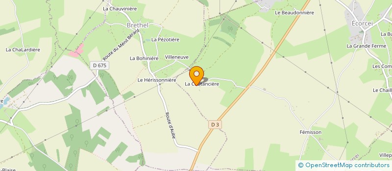 localisation de l'entreprise MONSIEUR VINCENT CHALUMEAU à ECORCEI