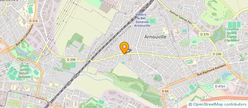 localisation de l'entreprise MONSIEUR VINCENT CHAMBART  ARNOUVILLE