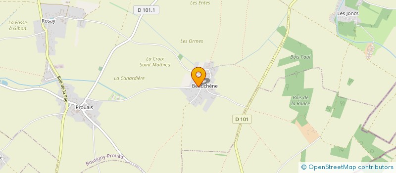 localisation de l'entreprise MONSIEUR VINCENT CHAMPIER à BOUTIGNY-PROUAIS