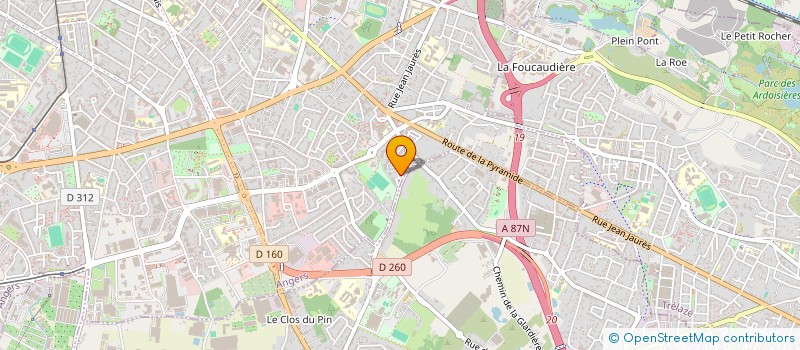 localisation de l'entreprise MONSIEUR VINCENT CHAMPIGNY à ANGERS