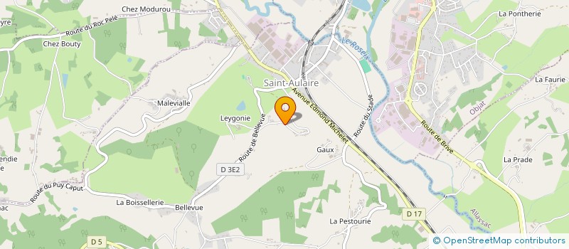 localisation de l'entreprise MONSIEUR VINCENT CHANEL  SAINT-AULAIRE