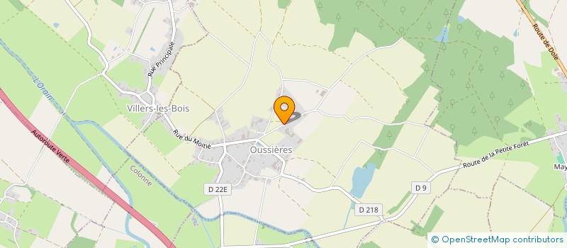 localisation de l'entreprise MONSIEUR VINCENT CHANOIS  OUSSIERES