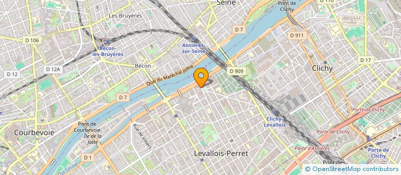 localisation de l'entreprise MONSIEUR VINCENT CHAPLAIN  LEVALLOIS-PERRET