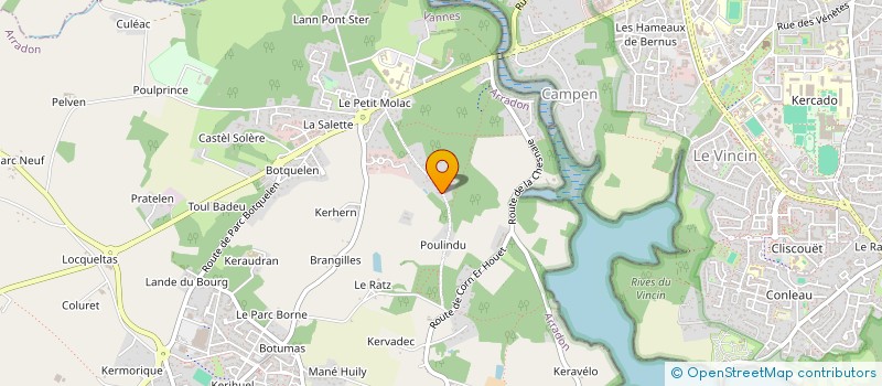 localisation de l'entreprise MONSIEUR VINCENT CHAPUIS à ARRADON