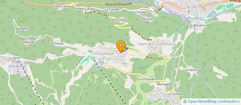 localisation de l'entreprise MONSIEUR VINCENT CHARDON à COURCHEVEL