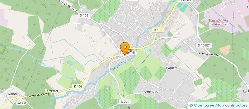 localisation de l'entreprise MONSIEUR VINCENT CHARMET  CESTAS