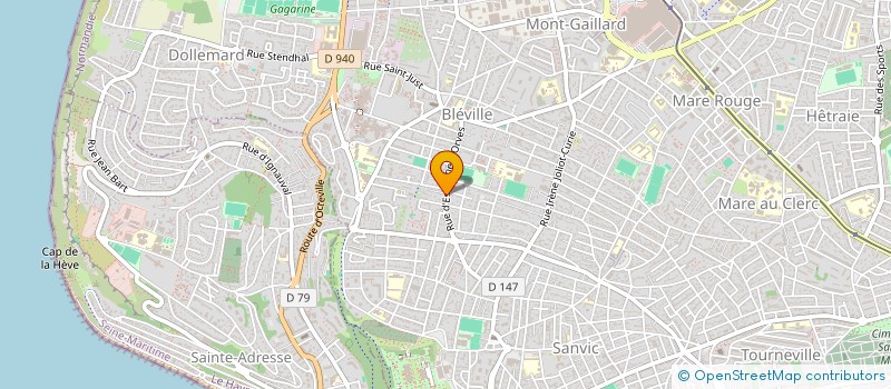 localisation de l'entreprise MONSIEUR VINCENT CHARPENTIER à LE HAVRE