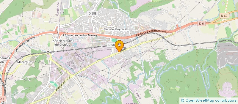 localisation de l'entreprise MONSIEUR VINCENT CHARREYRE  MEYREUIL