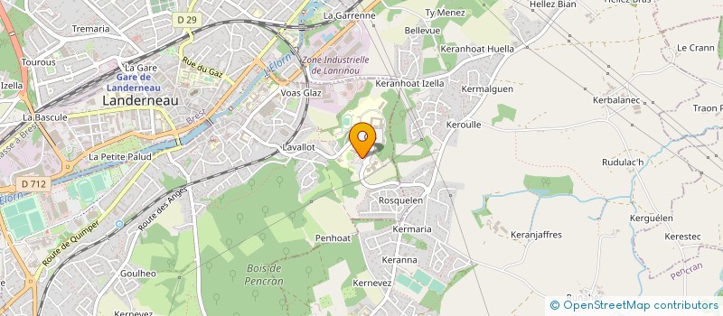 localisation de l'entreprise MONSIEUR VINCENT CHASSERAY à LANDERNEAU