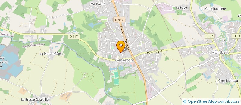 localisation de l'entreprise MONSIEUR VINCENT CHATARD  GENESTON