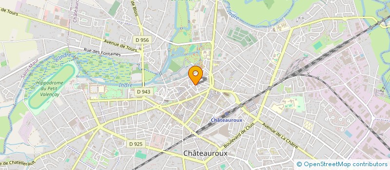 localisation de l'entreprise MONSIEUR VINCENT CHATEIGNER à CHATEAUROUX