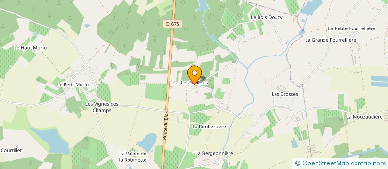 localisation de l'entreprise MONSIEUR VINCENT CHATELIN  SAINT-ROMAIN-SUR-CHER