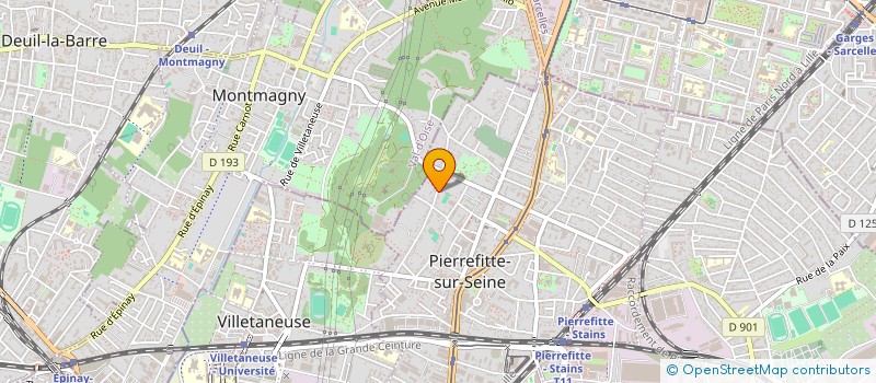 localisation de l'entreprise MONSIEUR VINCENT CHATELON à PIERREFITTE-SUR-SEINE