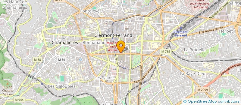 localisation de l'entreprise MONSIEUR VINCENT CHAU  CLERMONT-FERRAND