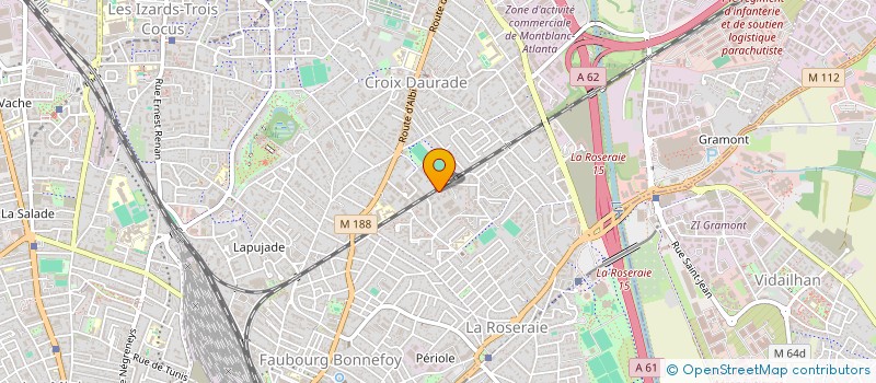 localisation de l'entreprise MONSIEUR VINCENT CHAUDON à TOULOUSE