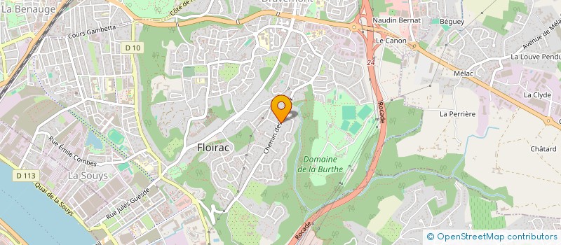 localisation de l'entreprise MONSIEUR VINCENT CHAUVET  FLOIRAC