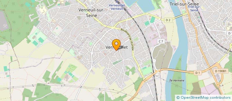 localisation de l'entreprise MONSIEUR VINCENT CHAUVIN à VERNOUILLET