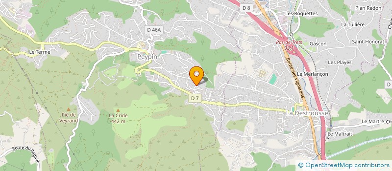 localisation de l'entreprise MONSIEUR VINCENT CHAUVIN  PEYPIN