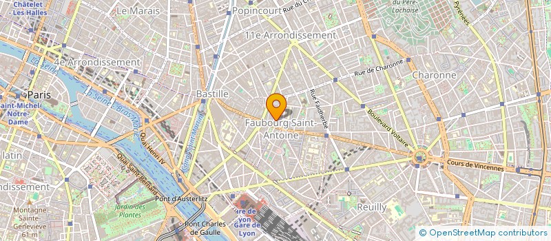 localisation de l'entreprise MONSIEUR VINCENT CHAZAL  PARIS