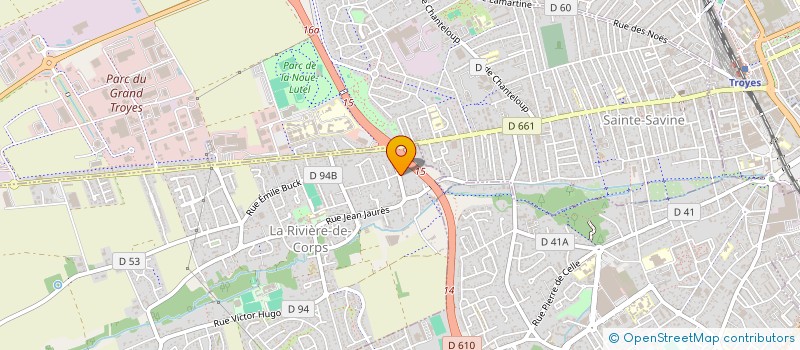 localisation de l'entreprise MONSIEUR VINCENT CHAZELLE  LA RIVIERE-DE-CORPS