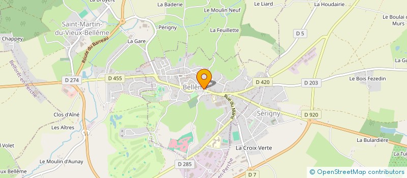 localisation de l'entreprise MONSIEUR VINCENT CHERIET à VAL-AU-PERCHE