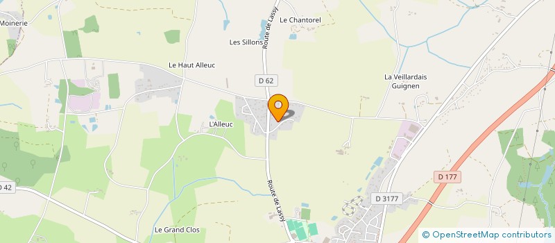 localisation de l'entreprise MONSIEUR VINCENT CHEVALIER  GUIGNEN