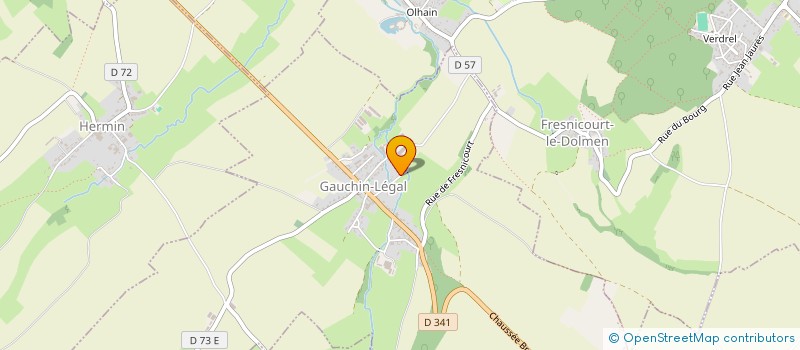 localisation de l'entreprise MONSIEUR VINCENT CHEVALIER  GAUCHIN-LEGAL