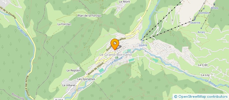 localisation de l'entreprise MONSIEUR VINCENT CHIAVARO  SAINT-JEAN-DE-SIXT