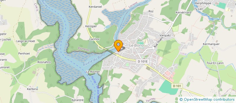 localisation de l'entreprise MONSIEUR VINCENT CHIFFOLEAU à LE BONO