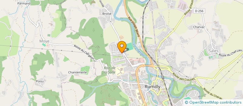 localisation de l'entreprise MONSIEUR VINCENT CHRISTMANT  RUMILLY