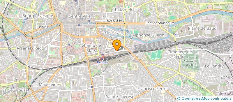 localisation de l'entreprise MONSIEUR VINCENT CHUBERRE  RENNES