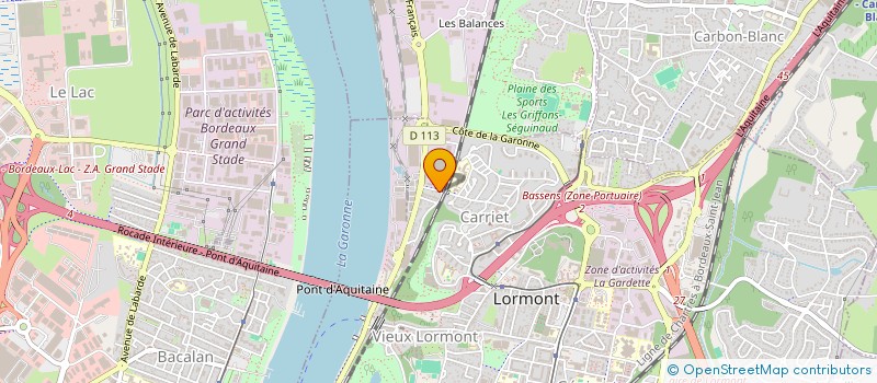 localisation de l'entreprise MONSIEUR VINCENT CIGANA  LORMONT