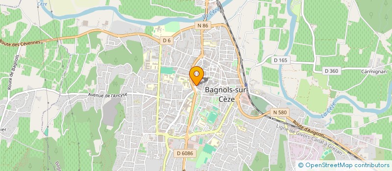 localisation de l'entreprise MONSIEUR VINCENT CLAP  BAGNOLS-SUR-CEZE