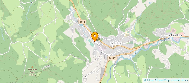 localisation de l'entreprise MONSIEUR VINCENT CLAUDEL  LE THOLY