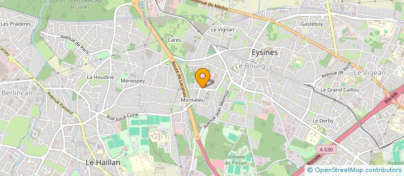 localisation de l'entreprise MONSIEUR VINCENT CLAUSTRES  EYSINES