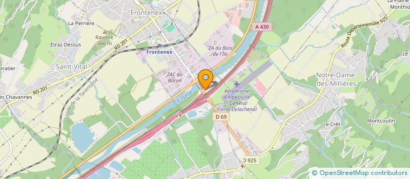 localisation de l'entreprise MONSIEUR VINCENT CLEMENCE  FRONTENEX