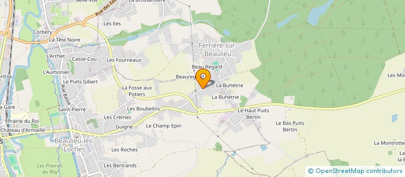 localisation de l'entreprise MONSIEUR VINCENT CLEMENT à BEAULIEU-LES-LOCHES