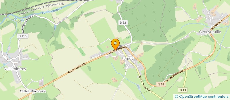 localisation de l'entreprise MONSIEUR VINCENT CLERC  POMOY