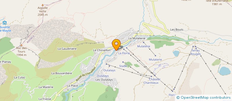 localisation de l'entreprise MONSIEUR VINCENT CLERGET  LE GRAND-BORNAND