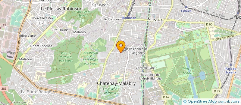 localisation de l'entreprise MONSIEUR VINCENT CLERICE  CHATENAY-MALABRY