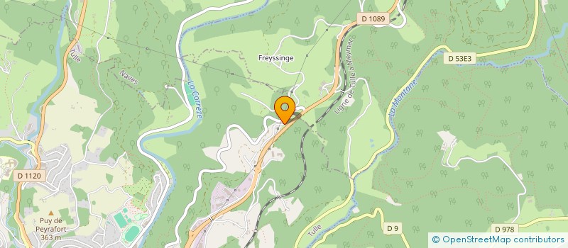 localisation de l'entreprise MONSIEUR VINCENT COELHO DE SOUSA  TULLE