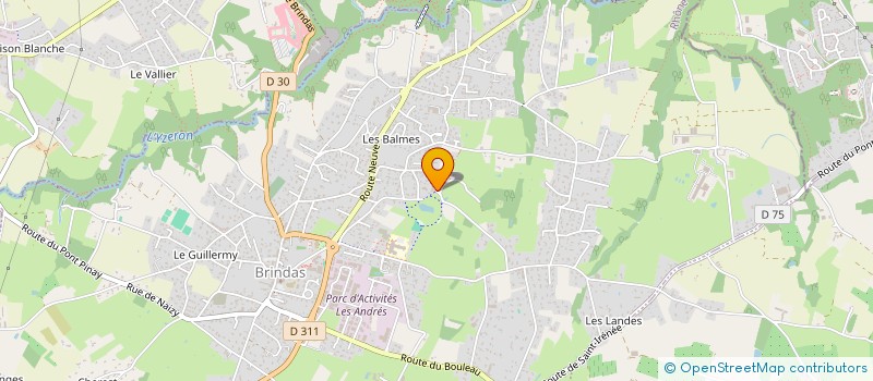 localisation de l'entreprise MONSIEUR VINCENT COINDRE  BRINDAS