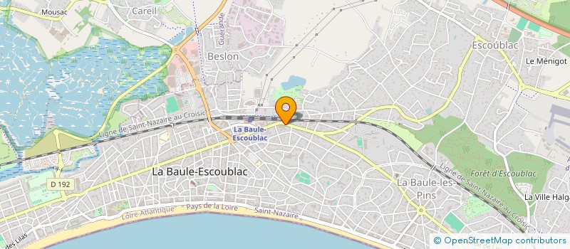 localisation de l'entreprise MONSIEUR VINCENT COLLIAUX-BRIERE à LA BAULE-ESCOUBLAC