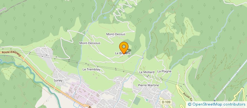 localisation de l'entreprise MONSIEUR VINCENT COLLOMBIER  UGINE