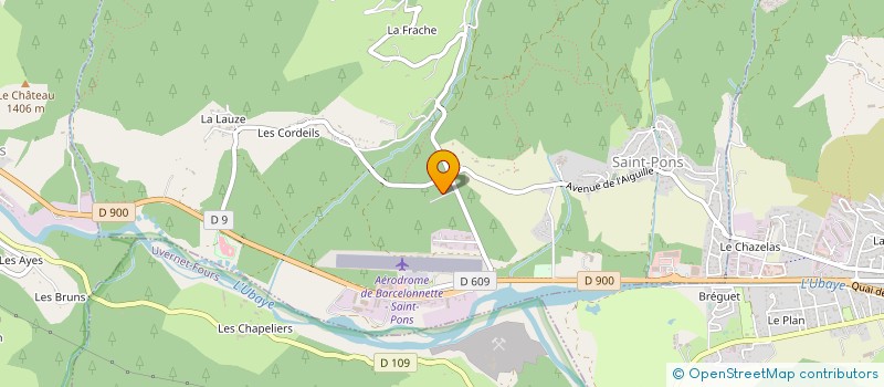 localisation de l'entreprise MONSIEUR VINCENT COLOMBAT à SAINT-PONS