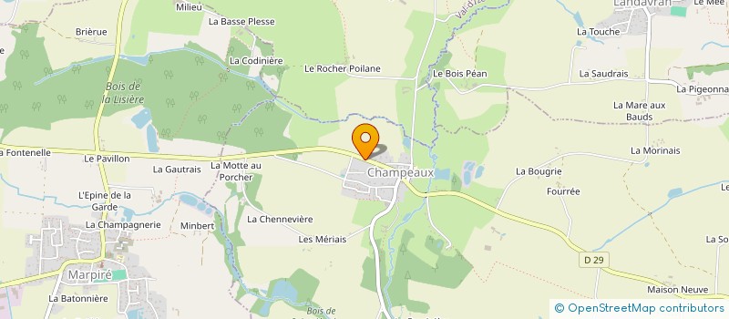 localisation de l'entreprise MONSIEUR VINCENT COLONNA  CHAMPEAUX